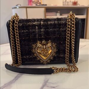 Dolce & Gabbana Tweed Devotion Bag (very rare)